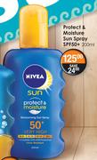 Nivea Sun Protect & Moisture Sun Spray (SPF50+)-200ml