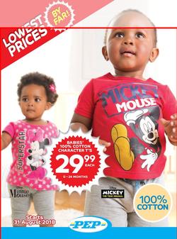 Pep Baby : Lowest Prices By Far (31 Aug - 25 Sept 2018), page 1