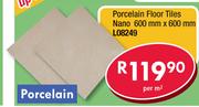 Porcelain Floor Tiles Nano 600x600mm L08249-Per Square M