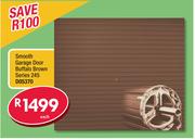 Smooth Garage Door Buffalo Brown Series 245 D05370-Each