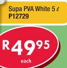 Supa PVA White P12729-5L