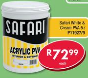 Safari White & Cream PVA P11927/9-5L