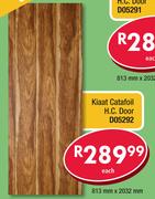 Kiaat Catafoil H.C.Door D05292-813mmx2032mm