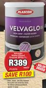 Velvaglo Water Based Enamel White-5Ltr