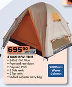 4 Man Kiwi Tent-240 x 210 x 170cm