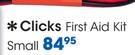 Clicks First Aid Kit Small-Per Kit