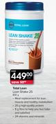 Total Lean Lean Shake 25-830g-Each