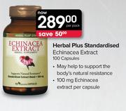 Herbal Plus Standardised Echinacea Extract-100 Capsules