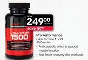 Pro Performance L-Glutamine 1500-90 Capsules