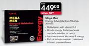Mega Men Energy & Metabolism VitaPak-30 Packs