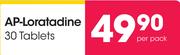 Ap-Loratadine 30 Tablets-Per Pack