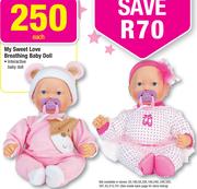 My Sweet Love Breathing Baby Doll-Each