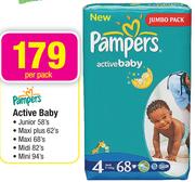 Pampers Active Baby-Per Pack