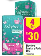 Stayfree Sanitary Pads-4x10's