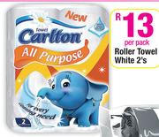 Roller Towel White-2's Per Pack