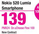 Nokia 520 Lumia Smartphone-On uChoose Flexi 100