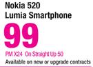 Nokia 520 Lumia Smartphone-On Straight Up 50