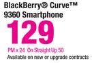BlackBerry Curve 9360 Smartphone-On Straight Up 50