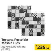Toscana Porcelain Mosaic Tiles-300mm x 300mm Per Pack