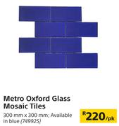Metro Oxford Glass Mosaic Tiles-300mm x 300mm Per Pack