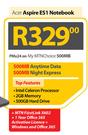 Acer Aspire ES1 Notebook-On My MTN Choice 500MB