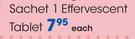 Berocca Sachet 1 Effervescent Tablet-Each