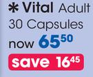 Vital Adult 30 Capsules-Per Pack