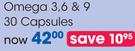 Vital Omega 3,6 & 9 30 Capsules-Per Pack