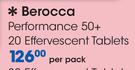 Berocca Performance 50+ 20 Effervescent Tablets-Per Pack