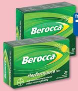 Berocca Performance 50+ 20 Effervescent Tablets-Per Pack