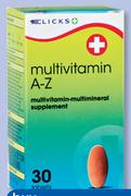 Clicks Multivitamin A-Z-2x30 Tablets