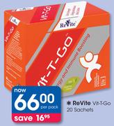 ReVite Vit-T-Go-20 Sachets Per Pack
