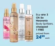 Oh So Heavenly Body Spritzers-Each