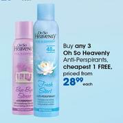 Oh So Heavenly Anti-Perspirants-Each