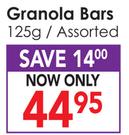 Feel Free Granola Bars Assorted-125g