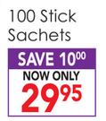 Lifestyle Nutrition Sweetener 100 Stick Sachets