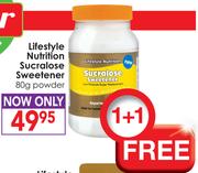 Lifestyle Nutrition Sucralose Sweetener 80g Powder