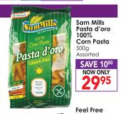 Sam Mills Pasta D'oro 100% Corn Pasta Assorted-500g