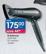 Safeway 2200 Watt DC Hairdryer JA2852