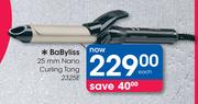 BaByliss 25mm Nano Curling Tong 2325E