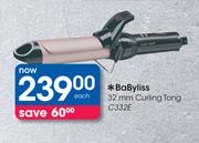 BaByliss 32mm Curling Tong C332E