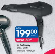 Safeway 2000 Watt Prostyle Hairdryer