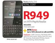 Nokia Asha 210-On MTN Pay As You Go