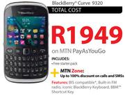 Blackberry Curve 9320-On MTN Pay As You Go