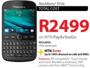 Blackberry 9720-On MTN Pay As You Go