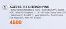 Acer E3 111 Celeron Pink