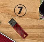 Sandisk 8GB USB Cruzer Facet Red