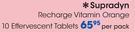 Supradyn Recharge Vitamin Orange 10's Effervescent Tablets