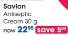 Savlon Antiseptic Cream - 30g Each