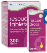 Clicks Rescue Tablets-300's